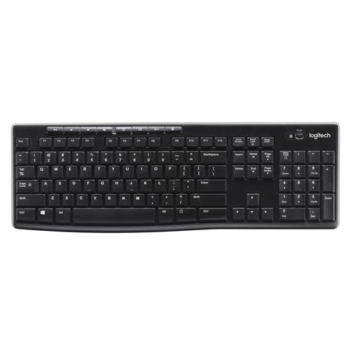 Logitech Wireless K270 keyboard RF Wireless QWERTZ German Black