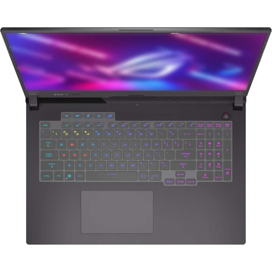MiNGFi TPU Keyboard Cover for ASUS ROG Strix Scar 17 (2022) G733Z G733ZW G17 (2021) G713QR G713RM G713QE - Transparent