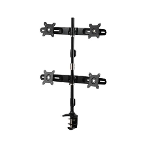 Amer AMR4C flat panel desk mount 61 cm (24") Clamp Black
