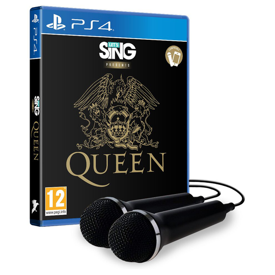 LET'S SING QUEEN 2 MICROPHONE BUNDLE PS4 GAME