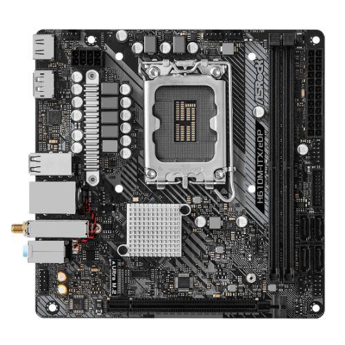 Asrock H610M ITX/eDP Intel H610 1700 Mini ITX 2 DDR4 HDMI DP eDP Wi-Fi PCIe4 1x M.2
