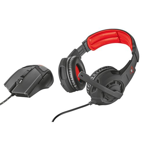 Trust GXT 784 Headset Wired Head-band Gaming Black Red