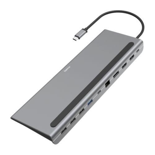 Hama 00200100 interface hub USB 3.2 Gen 1 (3.1 Gen 1) Type-C 5000 Mbit/s Anthracite