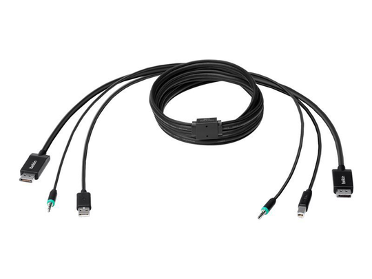Linksys Secure KVM Combo Cable - Keyboard / Mouse / Video / Audio Cable - TAA Compliant - 1.83m