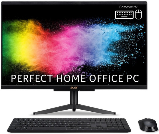 Acer Aspire C24-1600 AIO Desktop PC, Intel Pentium N6005 up to 3.3GHz, 8GB DDR4, 256GB SSD, 23.8" Full HD, Intel UHD, WIFI, Windows 11 Home