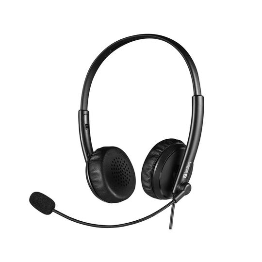 Sandberg 2in1 Headst Jack+USB