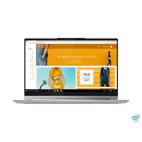 Lenovo Yoga 9i i7-1185G7 Hybrid (2-in-1) 35.6 cm (14") Touchscreen 4K Ultra HD Intel Core i7 16 GB LPDDR4x-SDRAM 512 GB SSD Wi-Fi 6 (802.11ax) Windows 10 Home Metallic