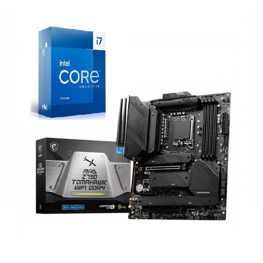 MSI MAG Z790 TOMAHAWK WIFI DDR4 ATX Motherboard + Intel Core i7 13700K Processor Bundle
