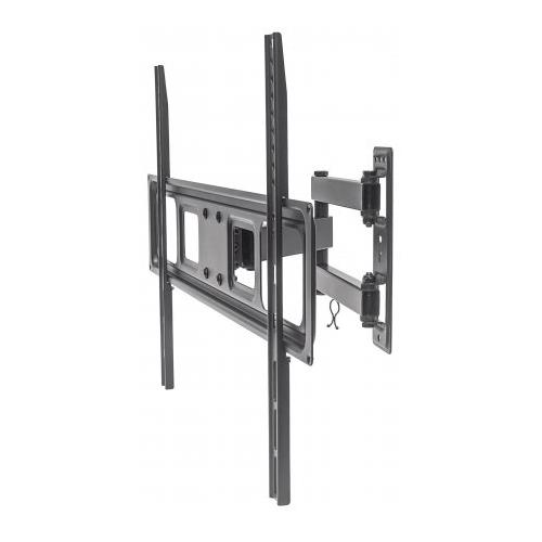Manhattan TV & Monitor Mount Wall Full Motion 1 screen Screen Sizes: 37-65" Black VESA 100x100 to 600x400mm Max 35kg LFD Tilt & Swivel with 3 Pivots Lifetime Warranty