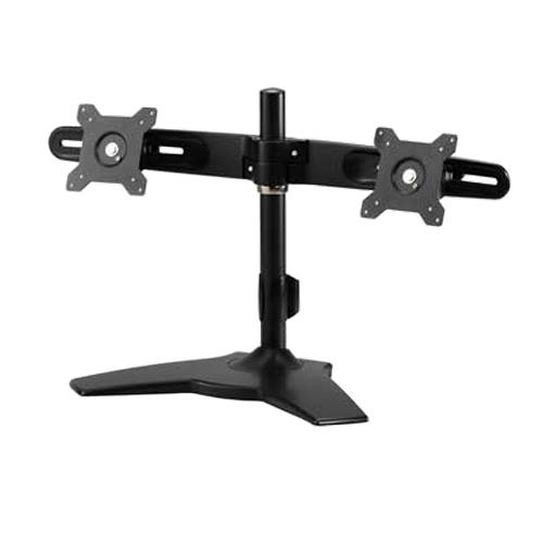 Amer AMR2S monitor mount / stand 61 cm (24") Freestanding Black