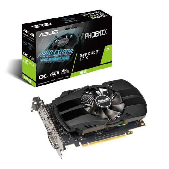 Asus GeForce Gtx 1650 Phoenix 4GB Oc GDDR5 Graphics Card