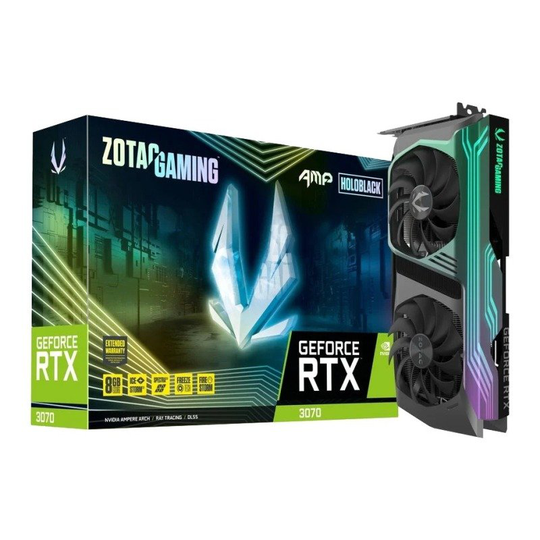EXDISPLAY Zotac GeForce RTX 3070 8GB AMP Holo LHR Ampere Graphics Card