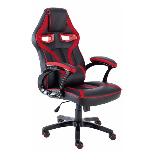 Neo Direct Red PU Leather Racing Car and Gaming Office Chair