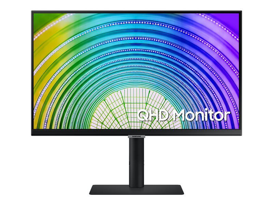Samsung S24A600UCU 24'' WQHD IPS Monitor, 75Hz, 5ms, HDMI, DisplayPort & USB-C, Height Adjustable, AMD FreeSync