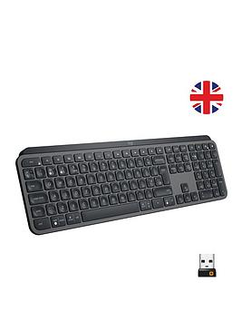 Logitech Mx Keys Advanced Wireless Illuminated Keyboard - Graphite - Uk