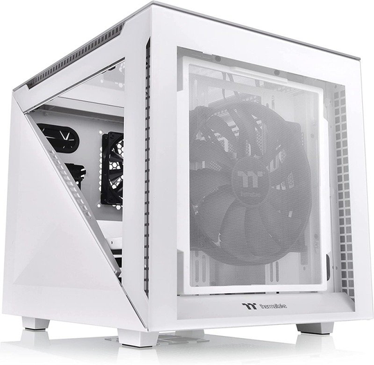 Thermaltake Divider 200 TG Computer Gaming Case Snow
