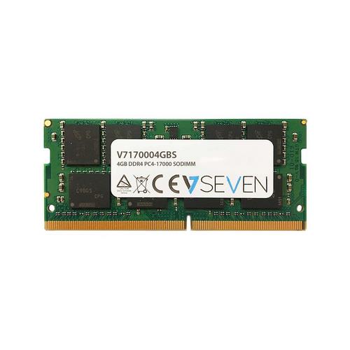 V7 4GB DDR4 PC4-17000 - 2133Mhz SO DIMM Notebook Memory Module - V7170004GBS