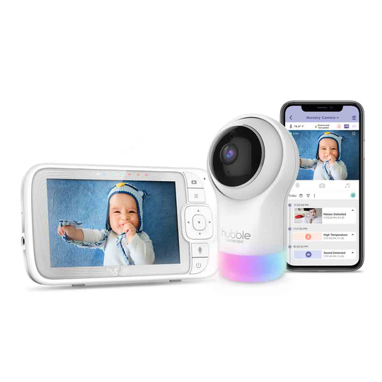 Hubble Connected 5" Connected Hd Baby Monitor With Night Light