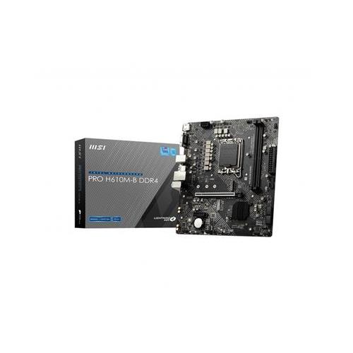 MSI MB PRO H610M-B DDR4 Intel H610 LGA 1700 micro ATX