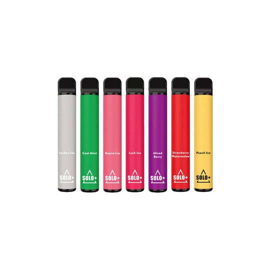 (Blueberry Ice) Solo + Plus 600 Disposable Vape