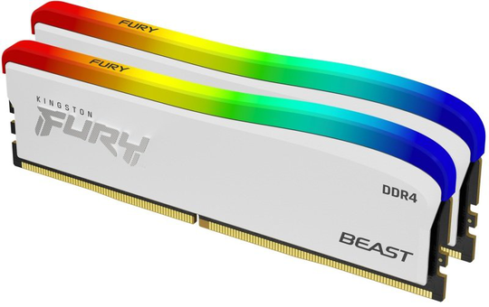 Kingston Fury Beast Rgb Se 32GB (2x16GB) 3200MHz DDR4 Ram - White