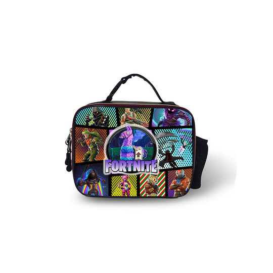 (Pattern 29) Fortnite Lunch Box Bag Outdoor leather Lunch Bag
