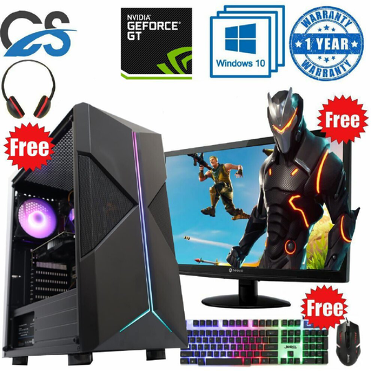 (1TB HDD, Onboard Graphic) PYRO Gaming PC Intel i5 2100 1TB HDD 8GB RAM GT730
