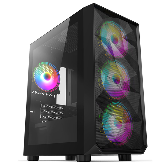 NOX Gaming PC Bundle PHANTOM i5 Quad Core GTX 1650 16GB 2TB