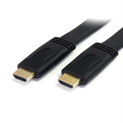 StarTech.com 5m Flat High Speed HDMI Cable with Ethernet - Ultra HD 4k x 2k HDMI Cable - HDMI to HDMI M/M
