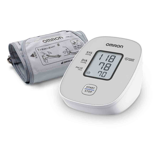 Omron OMRM2BASICY20 M2 Basic Upper Arm Blood Pressure Monitor - Grey