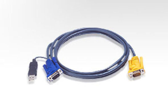 ATEN 2L-5202UP - Keyboard / video / mouse (KVM) Cable 1.8m