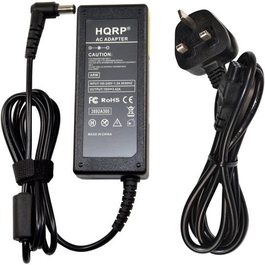 HQRP 19V AC Adapter for LG LCAP21 LCAP26-A LCAP21B EAY62648702 19032G Monitor LED LCD HDTV TV Power Supply Cord Adaptor + HQRP Coaster