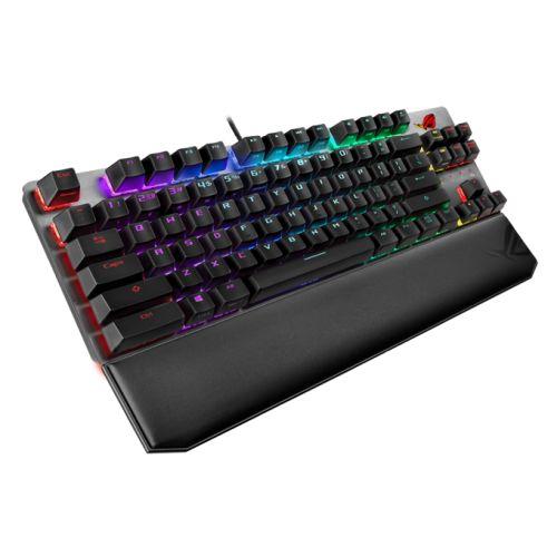 Asus ROG Strix SCOPE NX TKL DELUXE Compact Mechanical RGB Gaming Keyboard ROG NX Mechanical Switches Stealth Key Quick-Toggle Magnetic Wrist Rest