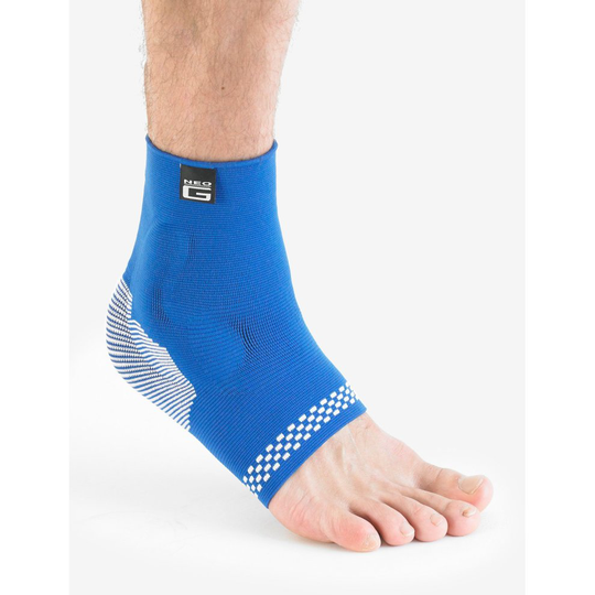 NEO G Airflow Plus Ankle Support - MEDIUM - Blue - Medical Grade Quality sleeve, Multi Zone Compression, lightweight, breathable, HELPS strains,...