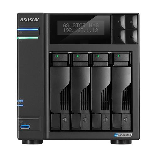Asustor AS6604T NAS Ethernet LAN Black J4125