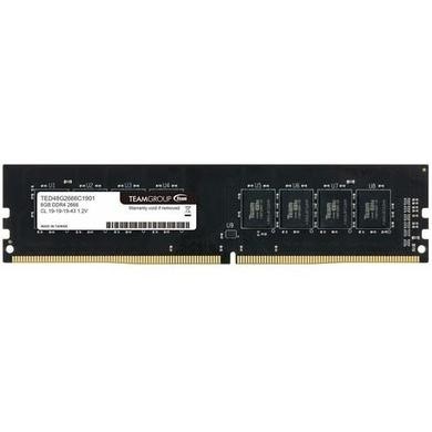 Team Elite Black Heatsink 8GB DDR4 2666Mhz DIMM Desktop Memory