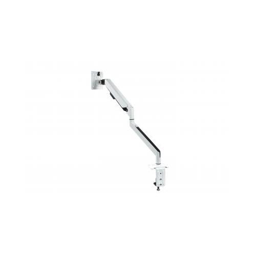 Serene single gas assisted monitor arm White