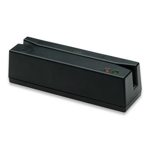 Manhattan USB-A Magnetic Strip Card Reader Triple Track Reader Keyboard Wedge Decoder Cable 1.5m Black Three Year Warranty Box