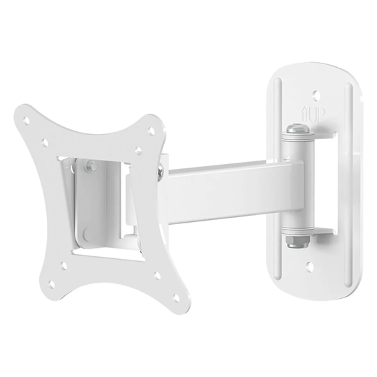AVF Extendable Tilt and Turn Monitor Wall Mount for 13 - 27 inch Screens - White