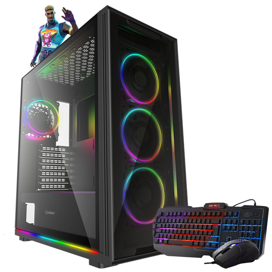 NOX FAST Gaming PC VIEW i5 Quad Core 16GB SSD 1TB HDD GTX 1050 TI