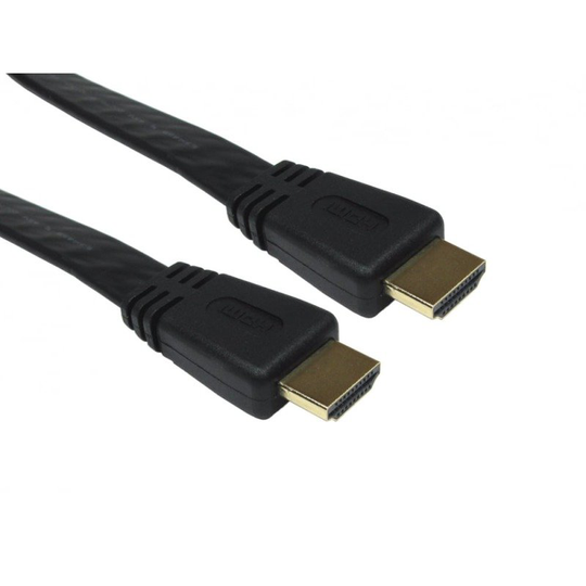 Xenta Flat HDMI 4K High Speed Black 3M Cable