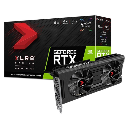 PNY GeForce RTX 3050 8GB REVEL Epic-X Dual Fan Graphics Card
