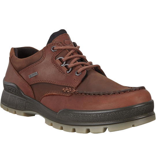(UK 10.5-11 / EU 45 Bison) Ecco Mens Track 25 Low GTX GORE-TEX Leather Waterproof Outdoors Walking Shoes