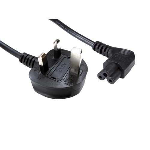 Cables Direct Type G/C5 1.8m Black Power plug type G C5 coupler