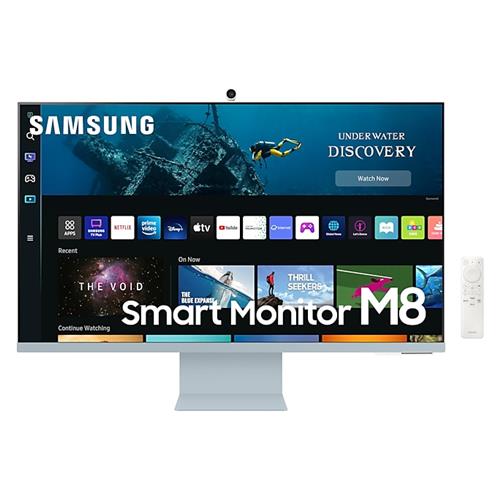 Samsung LS32BM80BUUXXU computer monitor 81.3 cm (32") 3840 x 2160 pixels 4K Ultra HD Blue White