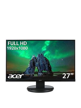 Acer K272Hlhbi 27 Inch Full Hd Monitor (Va Panel, Freesync, 75Hz, 1Ms, Hdmi, Vga, Black)