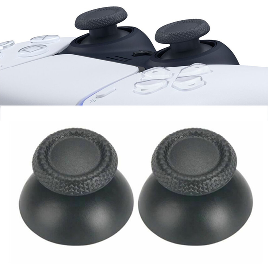 (4 Pack) PS5 Controller Analog Stick Thumbstick Grips for Playstation 5 Black