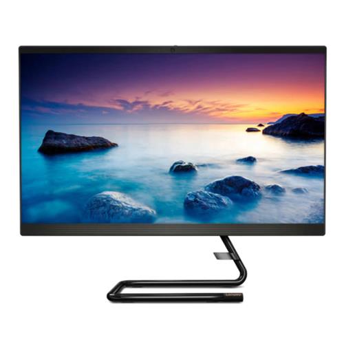 Lenovo IdeaCentre 3 AMD Ryzen 3 60.5 cm (23.8") 1920 x 1080 pixels 4 GB DDR4-SDRAM 128 GB SSD All-in-One PC Windows 10 Home S Wi-Fi 5 (802.11ac) Black