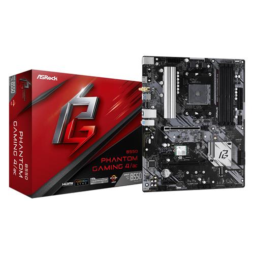 Asrock B550 Phantom Gaming 4/ac Socket AM4 ATX AMD B550