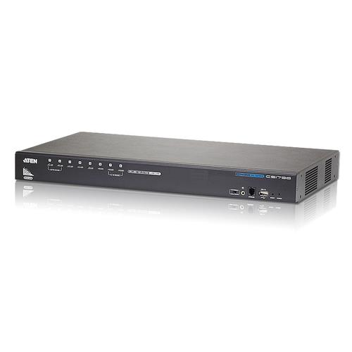 Aten CS1798 KVM switch Rack mounting Black